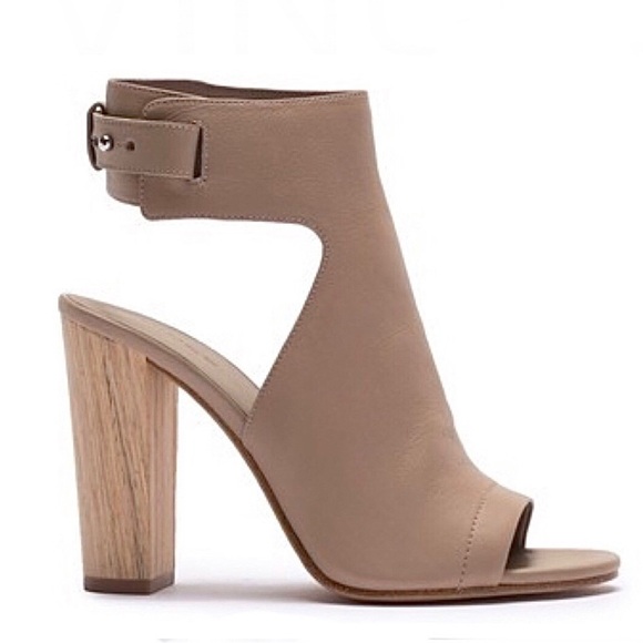 Vince Addie Cutout Open Toe Slingback Bootie - Picture 3 of 16